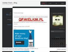 Tablet Screenshot of goldenpoint.wordpress.com