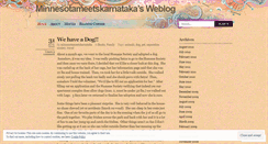 Desktop Screenshot of minnesotameetskarnataka.wordpress.com