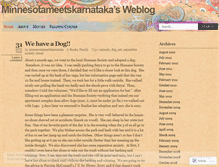 Tablet Screenshot of minnesotameetskarnataka.wordpress.com