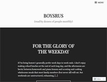 Tablet Screenshot of boysrus.wordpress.com