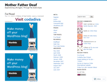 Tablet Screenshot of codadiva.wordpress.com