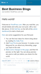 Mobile Screenshot of bestbusinessblogs.wordpress.com