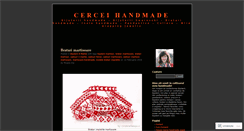 Desktop Screenshot of cerceihandmadeargint.wordpress.com