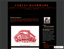 Tablet Screenshot of cerceihandmadeargint.wordpress.com