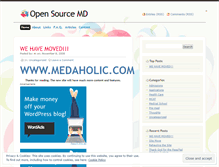 Tablet Screenshot of opensourcemd.wordpress.com