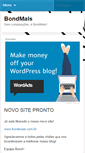 Mobile Screenshot of bondmais.wordpress.com