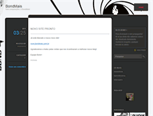 Tablet Screenshot of bondmais.wordpress.com