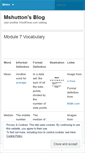 Mobile Screenshot of mshutton.wordpress.com