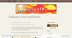 Desktop Screenshot of hafitante.wordpress.com