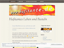 Tablet Screenshot of hafitante.wordpress.com