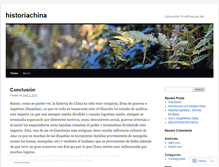 Tablet Screenshot of historiachina.wordpress.com