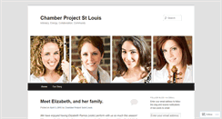 Desktop Screenshot of chamberprojectstl.wordpress.com