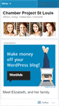 Mobile Screenshot of chamberprojectstl.wordpress.com