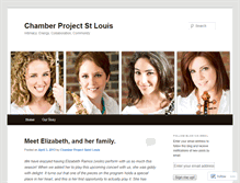 Tablet Screenshot of chamberprojectstl.wordpress.com