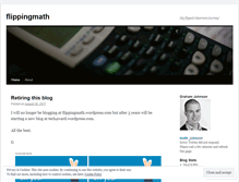 Tablet Screenshot of flippingmath.wordpress.com