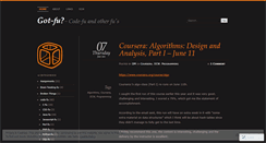 Desktop Screenshot of gotfu.wordpress.com