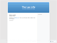 Tablet Screenshot of laxnco.wordpress.com