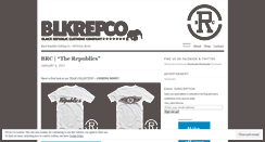 Desktop Screenshot of blackrepublicclothing.wordpress.com