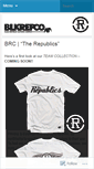 Mobile Screenshot of blackrepublicclothing.wordpress.com