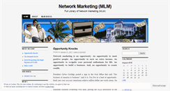 Desktop Screenshot of mlm4free.wordpress.com