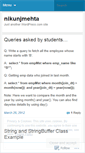 Mobile Screenshot of nikunjmehta.wordpress.com