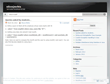 Tablet Screenshot of nikunjmehta.wordpress.com
