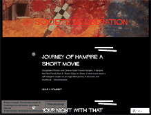 Tablet Screenshot of lasocietedeliberation.wordpress.com