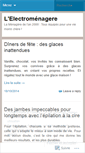 Mobile Screenshot of lelectromenagere.wordpress.com