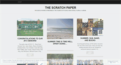 Desktop Screenshot of floralascratchpaper.wordpress.com