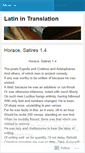 Mobile Screenshot of latinintranslation.wordpress.com
