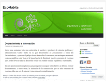 Tablet Screenshot of ecohabita.wordpress.com
