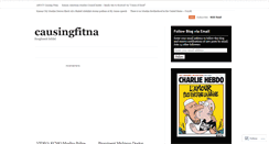 Desktop Screenshot of causingfitna.wordpress.com