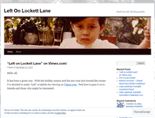 Tablet Screenshot of leftonlockettlane.wordpress.com
