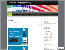 Tablet Screenshot of cham23.wordpress.com