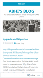 Mobile Screenshot of abhisharepoint.wordpress.com