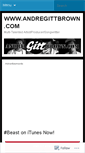 Mobile Screenshot of andregittbrown.wordpress.com