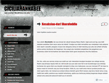 Tablet Screenshot of ciciliahannabee.wordpress.com