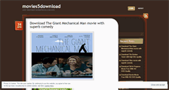 Desktop Screenshot of movies5download.wordpress.com