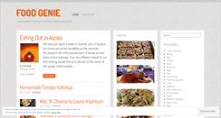 Desktop Screenshot of foodgenie.wordpress.com