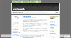 Desktop Screenshot of jesusencounter.wordpress.com