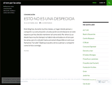 Tablet Screenshot of eltoroporlasastas.wordpress.com