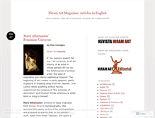 Tablet Screenshot of niramartmagazine.wordpress.com