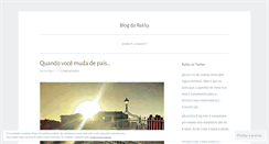 Desktop Screenshot of blogdarakky.wordpress.com