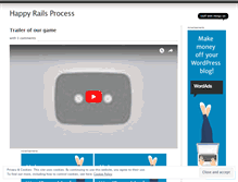 Tablet Screenshot of happyrails.wordpress.com
