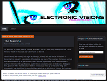 Tablet Screenshot of electronicvisions.wordpress.com