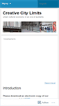 Mobile Screenshot of creativecitylimits.wordpress.com