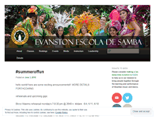 Tablet Screenshot of evanstonescola.wordpress.com