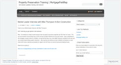 Desktop Screenshot of mortgagefieldrep.wordpress.com