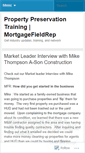 Mobile Screenshot of mortgagefieldrep.wordpress.com