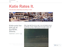 Tablet Screenshot of katieratesit.wordpress.com